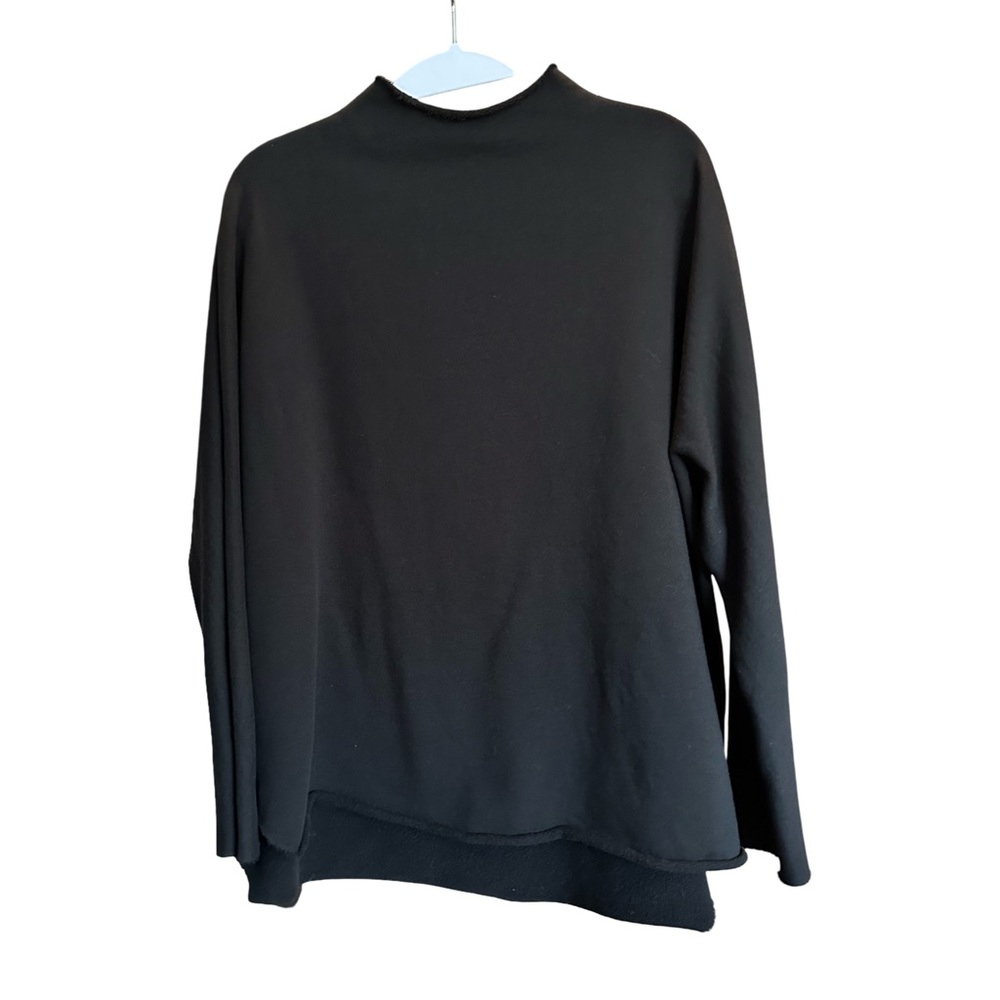 Frank & Eileen NWOT Effie Funnel Neck Capelet Black Size S - Picture 5 of 7